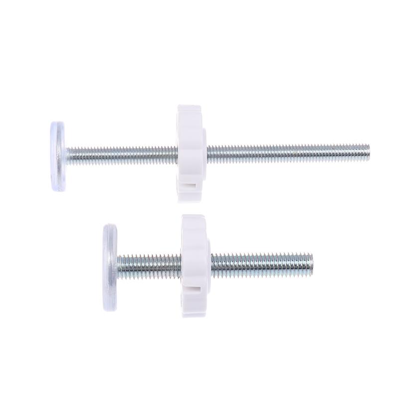 1/4pcs White M8 M10 Baby Gate Spare Kit - Pressure Fit Spindles & Screw Bolts For Safety Gates