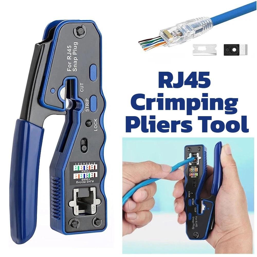 Wire Cutting Network Crimping Tool Ethernet Crimping Tool Ethernet Cable Installation