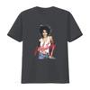 T-shirt Whitney Houston Iconica Foto Stampa Wanna Dance Stile Retro Moda vintage Lavata Alla Moda uomo Comoda