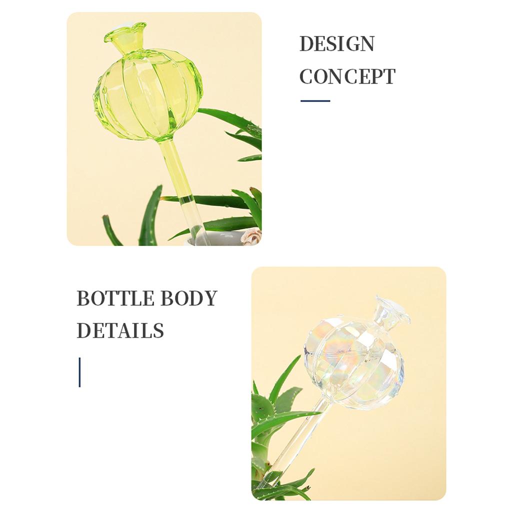 3pcs Plant Watering Globes Device Pomegranate Self Watering Planter Insert Automatic Water Irrigation Device for Indoor