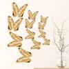 12 Teile/satz 3D Wandaufkleber Hohl Schmetterling für Kinderzimmer Home Wand Decor DIY Mariposas Kühlschrank aufkleber Zimmer Dekoration