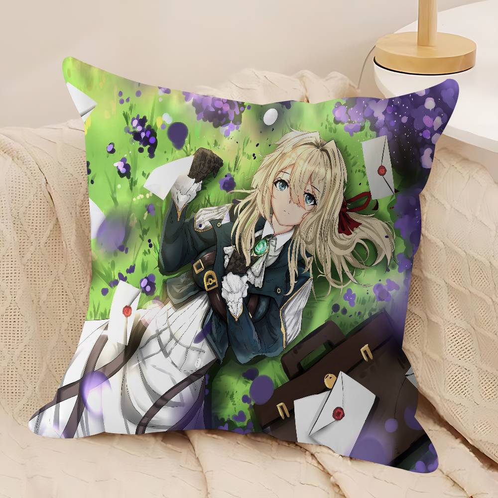 Novel V-Violet E-Evergardens Cushion Cover Decorative Pillow Sofa Home Decor Case Pillow Cases