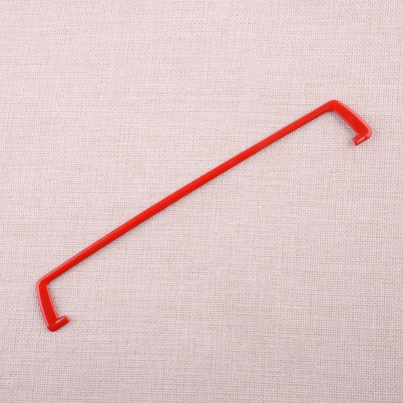 2 Stück/Set Rotes Auto Klimaanlage Klimaregelung Drehknopf Schalter Panel Streifen Verkleidung Rahmen Dekoration Passend für Honda Civic 2016 2017 2018 2019 2020