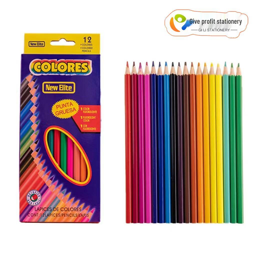 Oil-Based Colored Pencil Set for Kids - 12/18/24/36 Colors