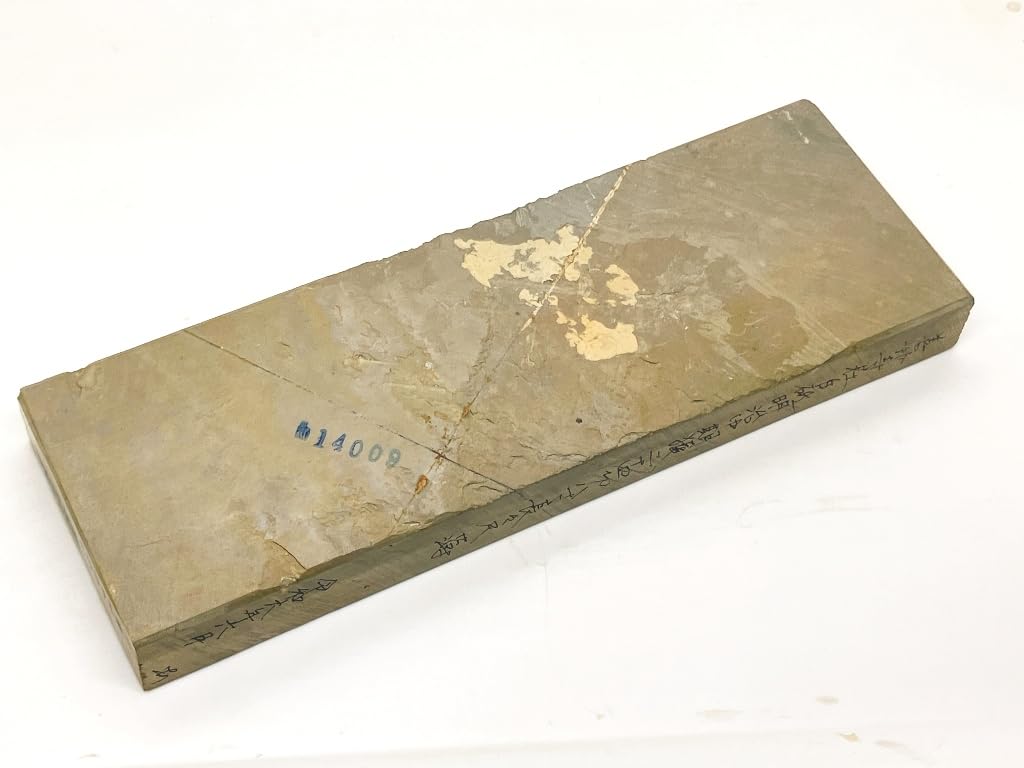 Natural Whetstone Shomotoyama Yamashiro Famous Whetstone Umegahata White Whetstone Caught In the Middle of the Meiji Period Long Thin Ukyo-ku 24-cut