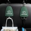 6 Colors Suede Car Interior Seat Back Hook Hanger Rear Seat Hidden Storage Bags Holder Styling Accessories