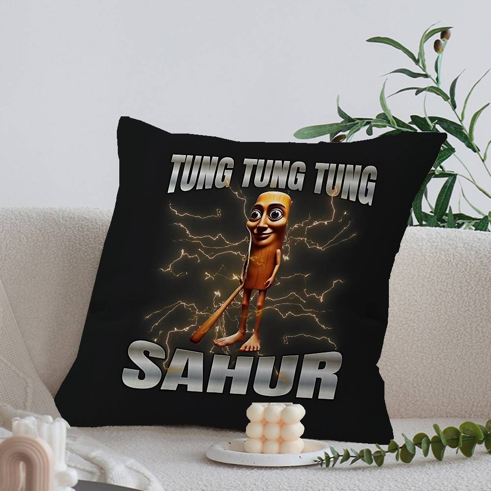 I-ITALIANS B-Brainrot Creative Animal Maple Design Cushion Cover Happy Autumn Harvest Decor Holiday Decorati Pillow Cover