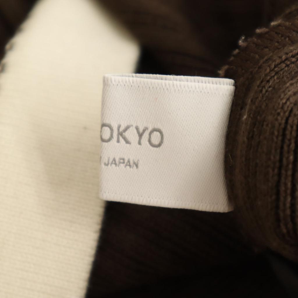 A+ TOKYO Made In Japan Long Sleeve Knit One Piece 1 Brown Women Used
