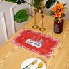 Christmas decorations Nordic style cartoon forest man placemats Christmas hotel restaurant tableware decorations