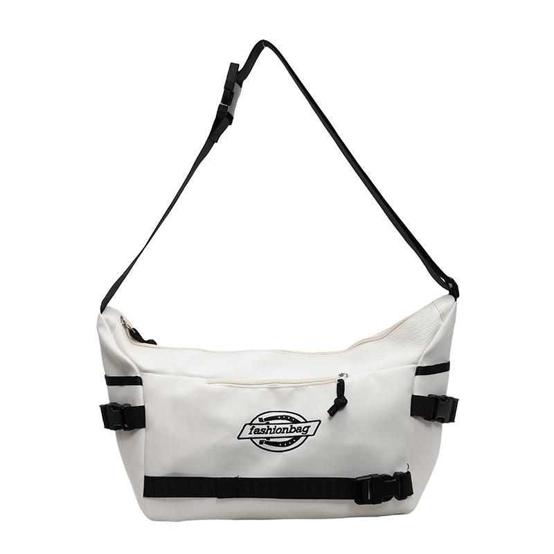 

Women s Large Capacity Shoulder Bag Letter Print Crossbody Bag бежевый