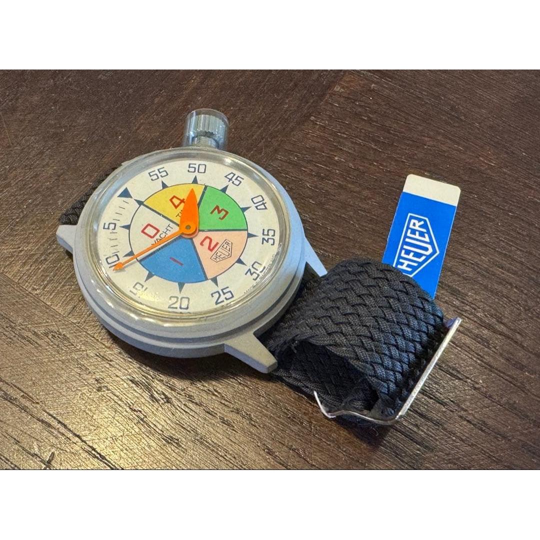 Used HEUER Heuer YACHT TIMER long-term storage stopwatch