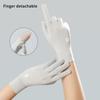 Women Sunscreen Ice Silk Gloves Female Summer Sun Protection Gloves Cycling Driving Mittens Thin Anti-Uv Gloves 1Pair