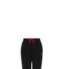 Emporio Armani Ss22 Solid Color Logo Embroidered Cuffed Knit Sweatpants Women Bottoms Black 3L2P6E-1JHSZ-0999