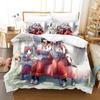 Fashion Game Monster Hunter Hinoa&Minoto Beding Set Single Twin Ful Quen King-Sized Dimensionsd Dimensions Bed Linen Set Adult People Kid Bedrom Duvet