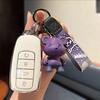 Car Key Case Fob for Chery Jaecoo J8 8 J7 7 PHEV 2025 2026 Keychain Remote Protection Cover Bag Shell Housing Holder Accessories