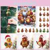 Christmas Countdown Series Acrylic Chick Ornaments For Festive Tree Decor