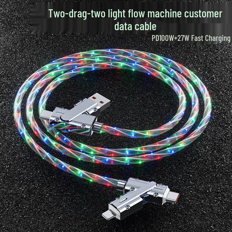 RGB Starry Sky Gradient Fast-Charge PD60W 4-in-1 Cable
