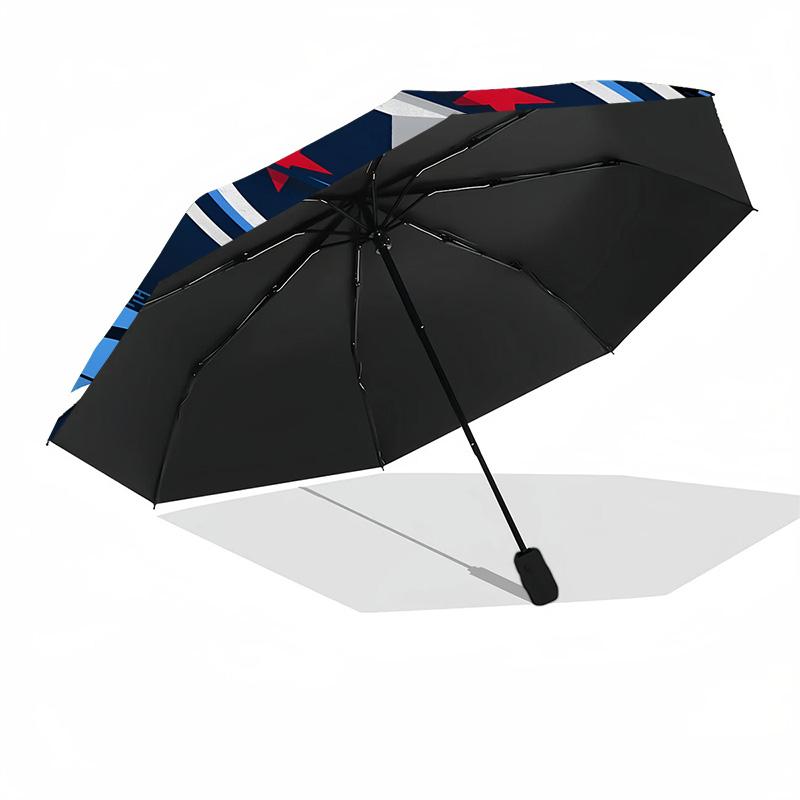 Tennessee Logo Art Umbrella 8-Frame for Travel, Camping, Casual Lightweight Portable Umbrella, Essential for Every Family Holidays Gift