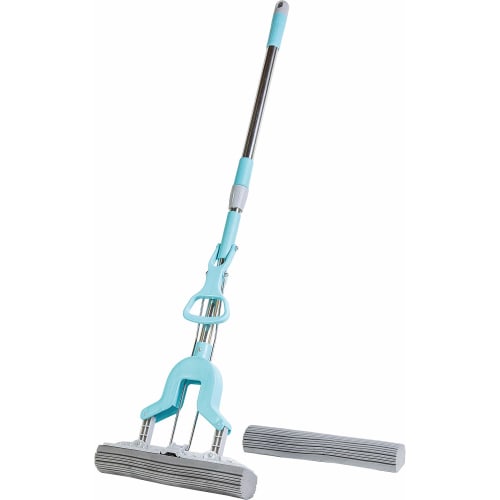 Save Industries SV-6599 Telescopic Super V Floor Mop with 1 Replacement Mop