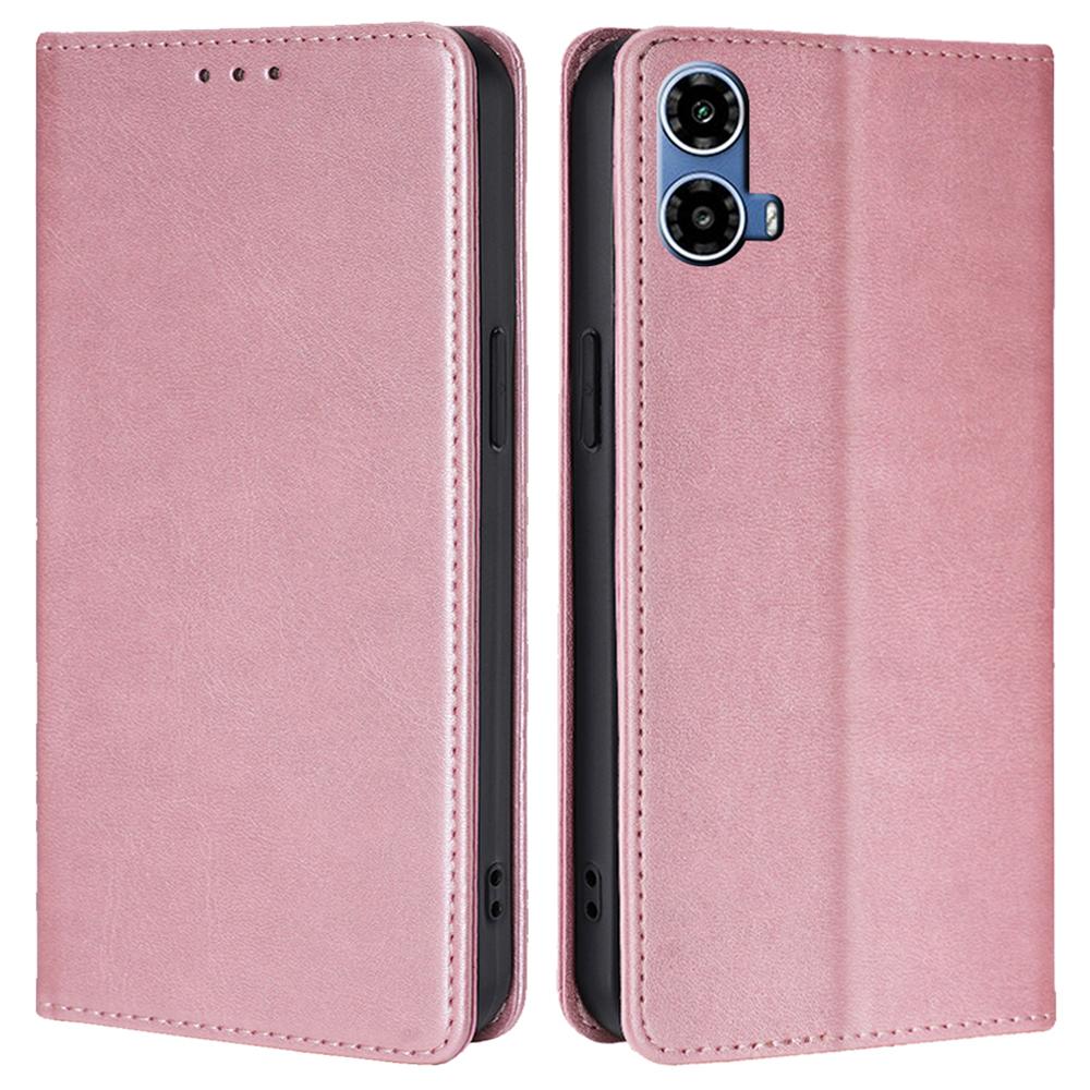 For Motorola Moto G45 5G/G34 5G Leather Case Magnetic Closing Wallet Flip Phone Cover