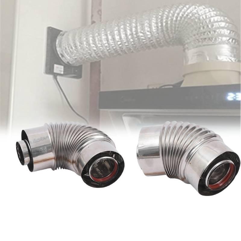 Țeavă de Eșapament Telescopică din Oțel Inoxidabil Ventilație Bucătărie Eșapament Îngroșat