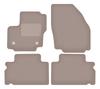 Dywaniki welurowe w kolorze beżowym: Ford S-MAX MK1 minivan (2012-2015)