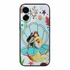 3D Emboss Case For iphone 17 2025 Phone Case Coque Flowers Black Silicone Soft Back Cover For iphone 17 5G Case 6.3" Funda Shell
