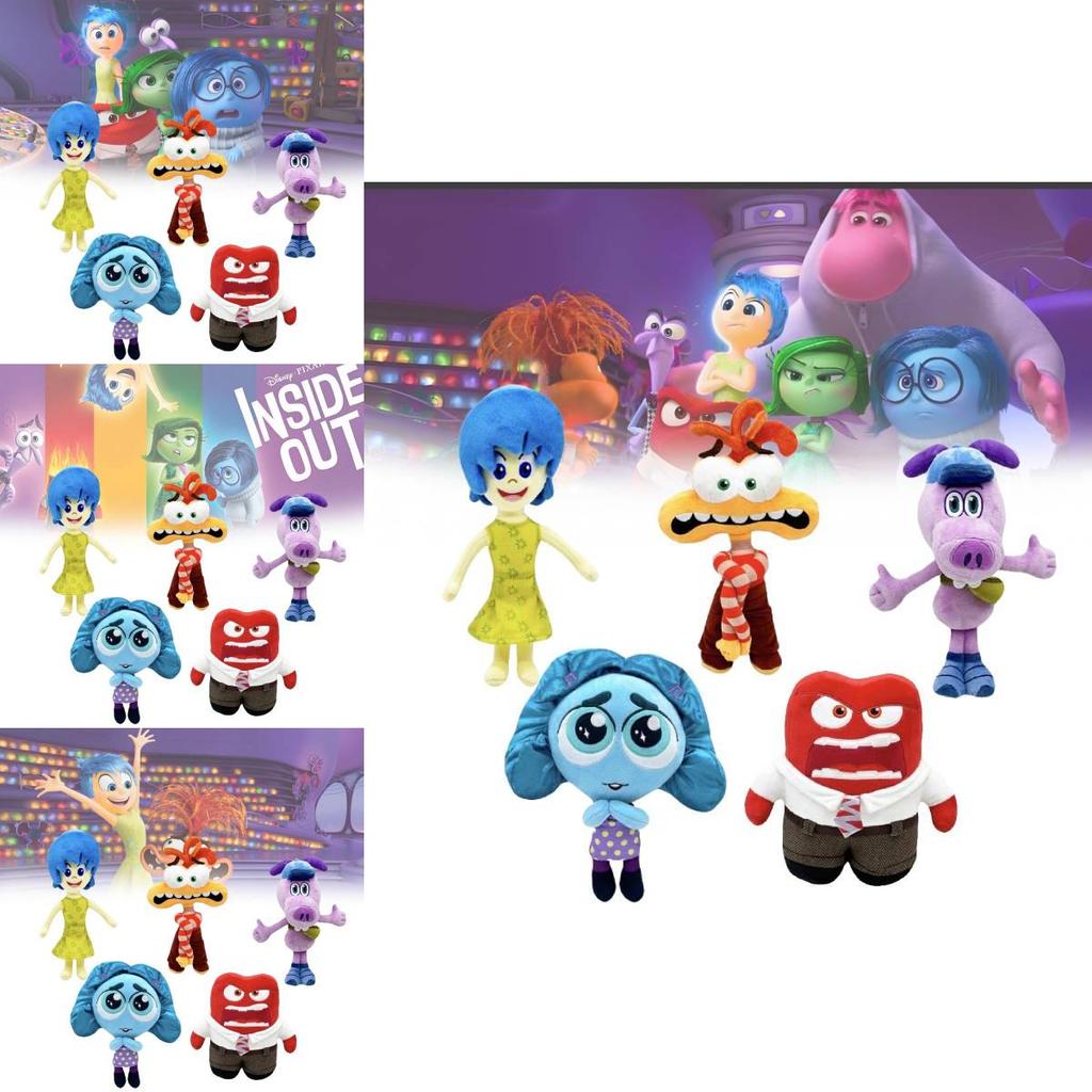 Inside Out 2 Plush Mind Agents Toy Doll Soft Stuffed Animal For Kids In Multiple Colors