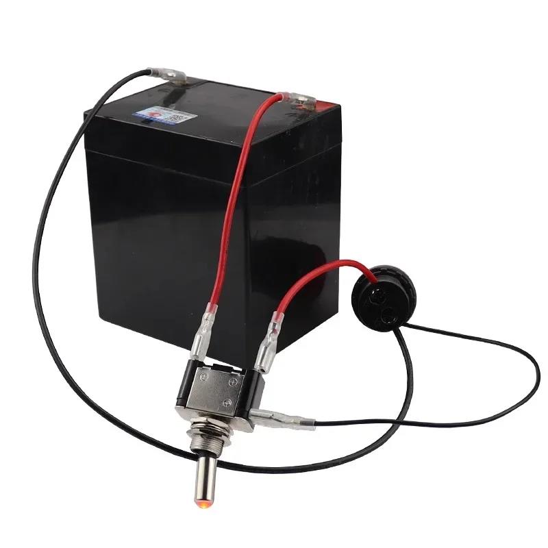 Auto Car Boat Truck Illuminated Led Toggle Switch With Safety Aircraft Flip Up Cover Guard 12V20A transparent Switches4