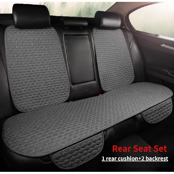 Husă scaun auto din in, pernă respirabilă și lavabilă, design universal comortable, covoraș pentru sedan, camion, SUV, New Energy