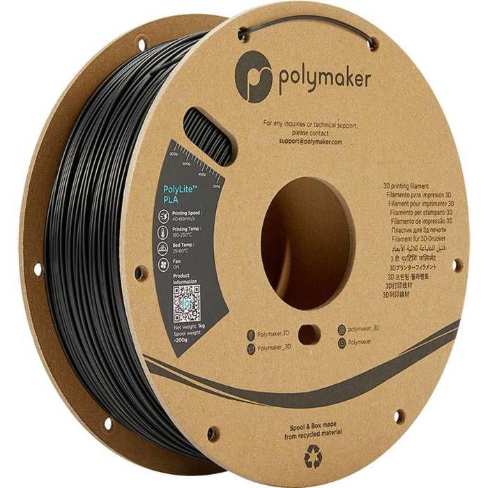 Polymaker PA02001 PolyLite Filament PLA 1.75 mm 1000 g noir 1 pc(s)