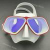 New Mirrored Lens Aluminium Freediving Mask Alloy Scuba Goggles with Tincted Tempered Glass Pack In Black Zipper Box