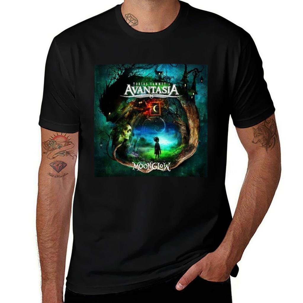 Sammet Moonglow Tobias Tour 2019 Warna Avantasia Tshirt Holiday Lightweight Tshirt