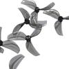 8Pcs Diy Accessories For Rc Fpv Racing Freestyle 1.8Inch Cinewhoop Toothpick Drones 45Mm 3-Blade Pc Propeller 1Mm 1.5Mm