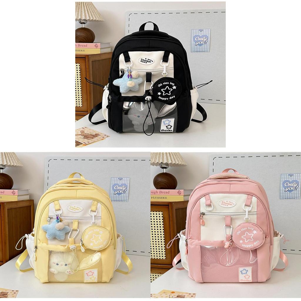 Girl School Backpack With Nylon Material And Design For Teen Students
