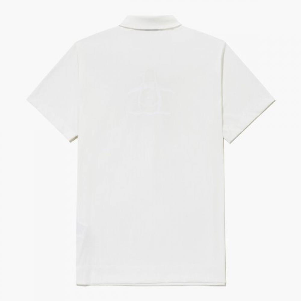MunSingwear Women S Cool TexTure Collar T ShirT whiTe mr222lTS43