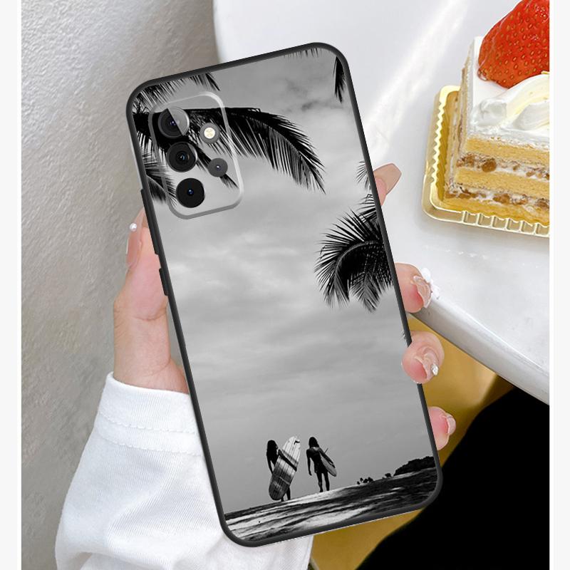 Surfing Wave Case For Samsung Galaxy A15 A25 A35 A55 A51 A71 A12 A32 A52 A13 A33 A53 A14 A34 A54 Cover