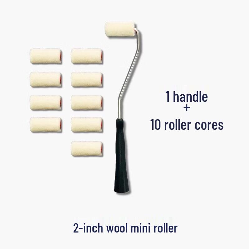 

2-inch Wool Paint Roller Set