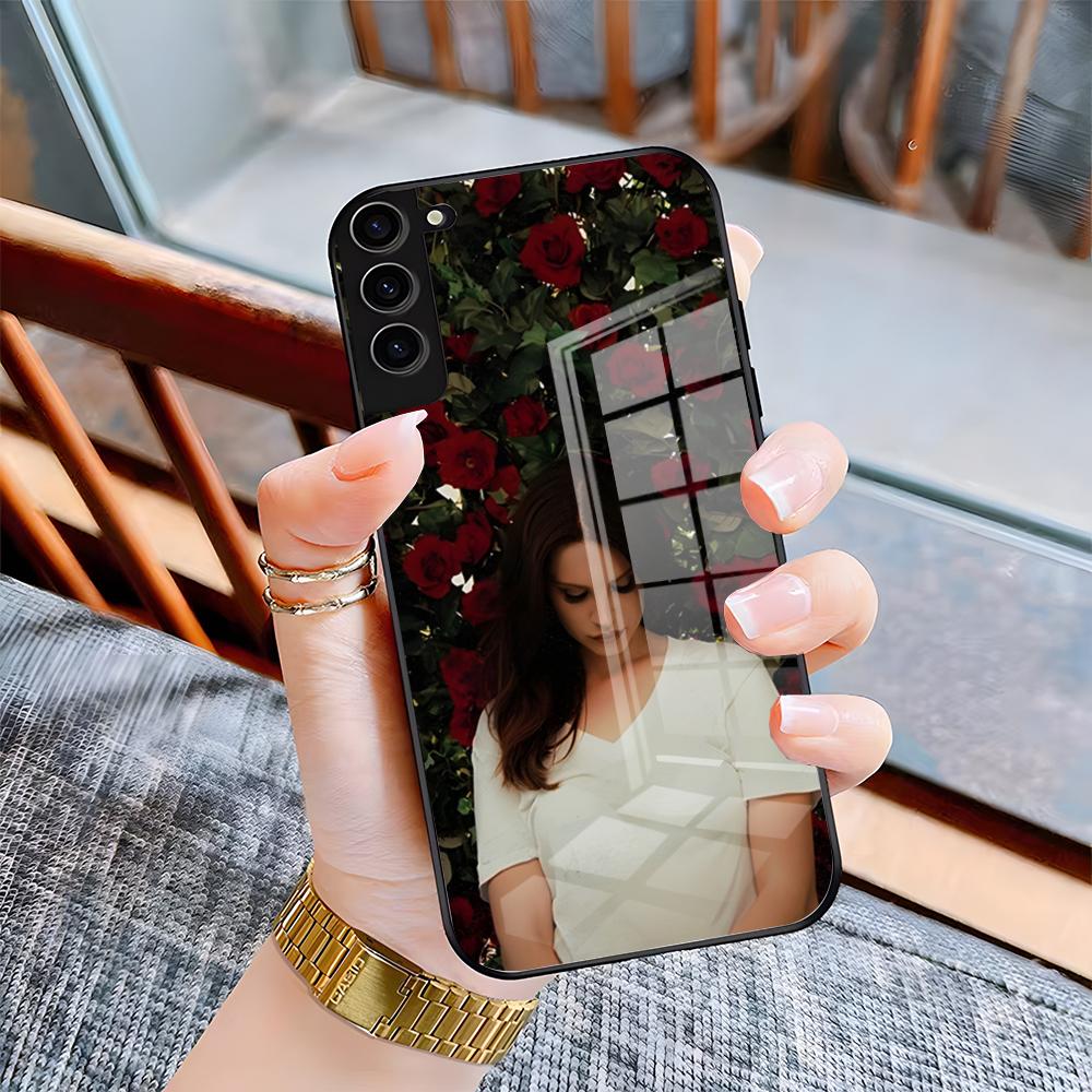 Singer L-Lana Del Rey Phone Case For Samsung A25 A13 A33 5G A54 A36 A35 A56 A52 A14 Shockproof Glass Cover