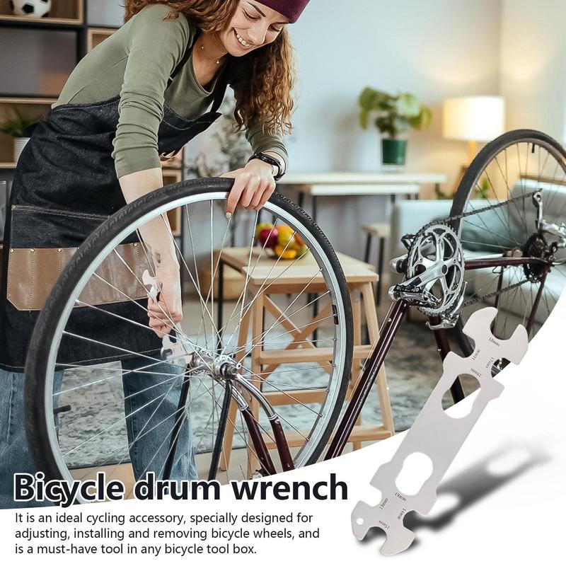 Cone Wrench Portable Multi Size Wheel Hub Tool Repair Tool Wheel Hub Nut Remover Cycle Repair Wrench Hub Wrench Cone Wrench