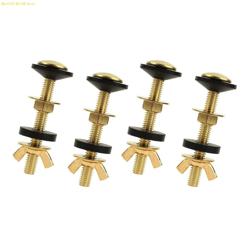 K1AE Sturdy Carbon Steel Toilet Bolts Set for Leakproof and Long Time Use