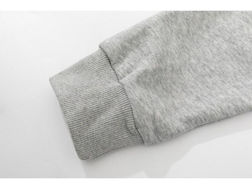 CrossSTONE Unisex Klassischer Cardigan Hoodie mit Reißverschluss