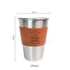 FTLY Stainless Steel Camping Mug Set (4-Pack)