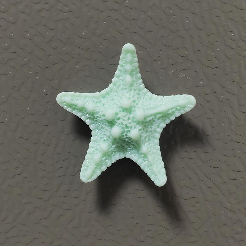 4cm Resin Starfish Fridge Magnet Home Decor Accessory Aquarium Ornament Refrigerator Cute Kitchen Decorations Po Stickers