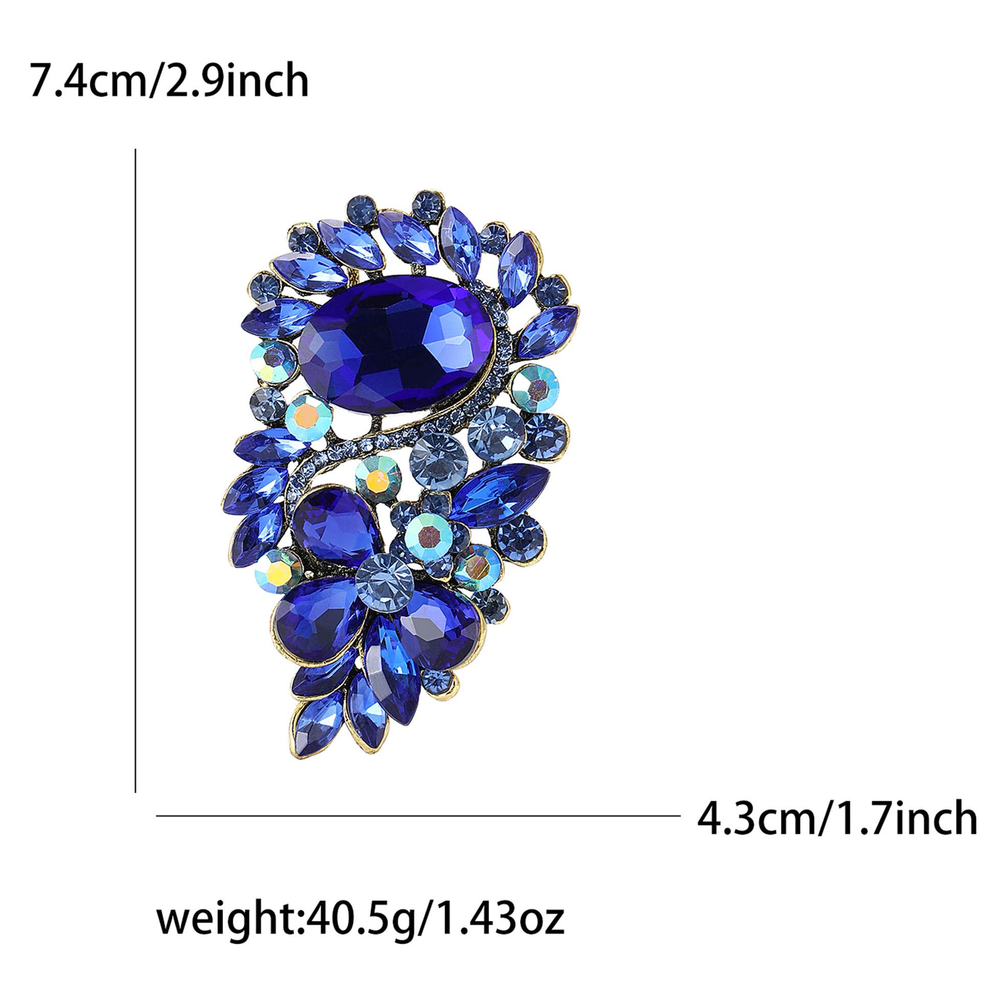 

Изысканная роскошная модная брошь из сплава со стразами, женское пальто, корсаж, ювелирное украшение