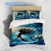 Mermaidofthedeepsea Customize Your Name Duvet Coversoftbedding Set For Bedroom Guest Room And Dorm Decoration Threepiece Set Includes 1 Duvet Cover 2