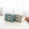 Autumn and winter new fresh woolen fashion women's bags trendy casual woven shoulder messenger bags