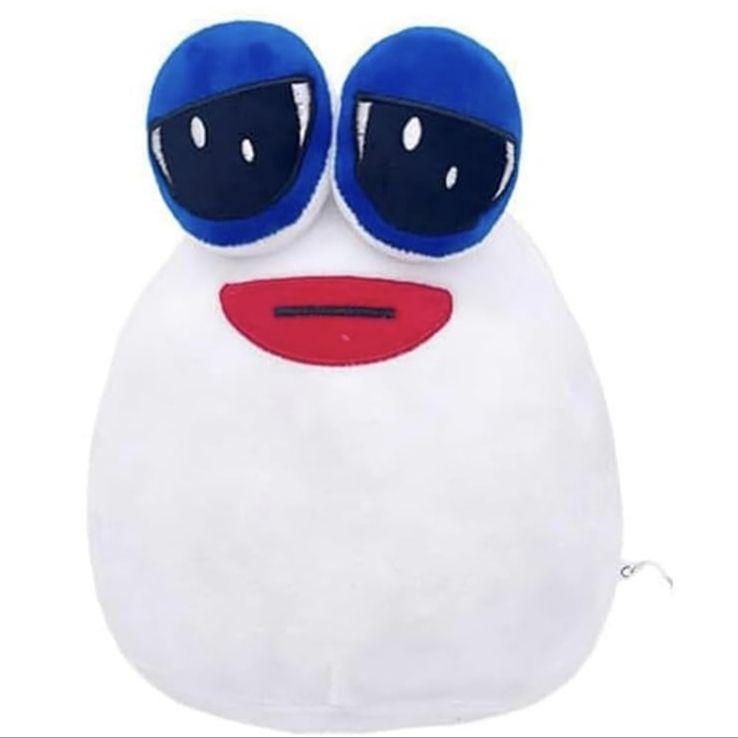 8.6in Alien Sad Pou Plush Toy Stuffed Animal Hot Game, Emotion Alien Plushie Stuffed Animal Pou Doll, Children's Day Gift