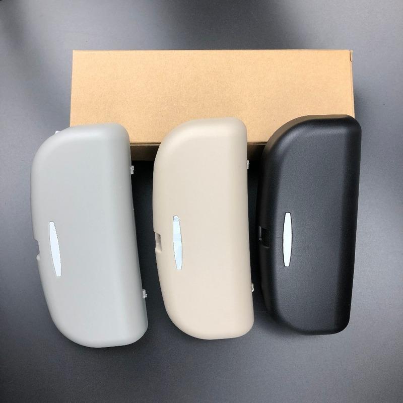 Car-Styling Sun Visor Glasses Case for Land Rover Range Rover Velar Evoque Freelander Discovery Vision Defender