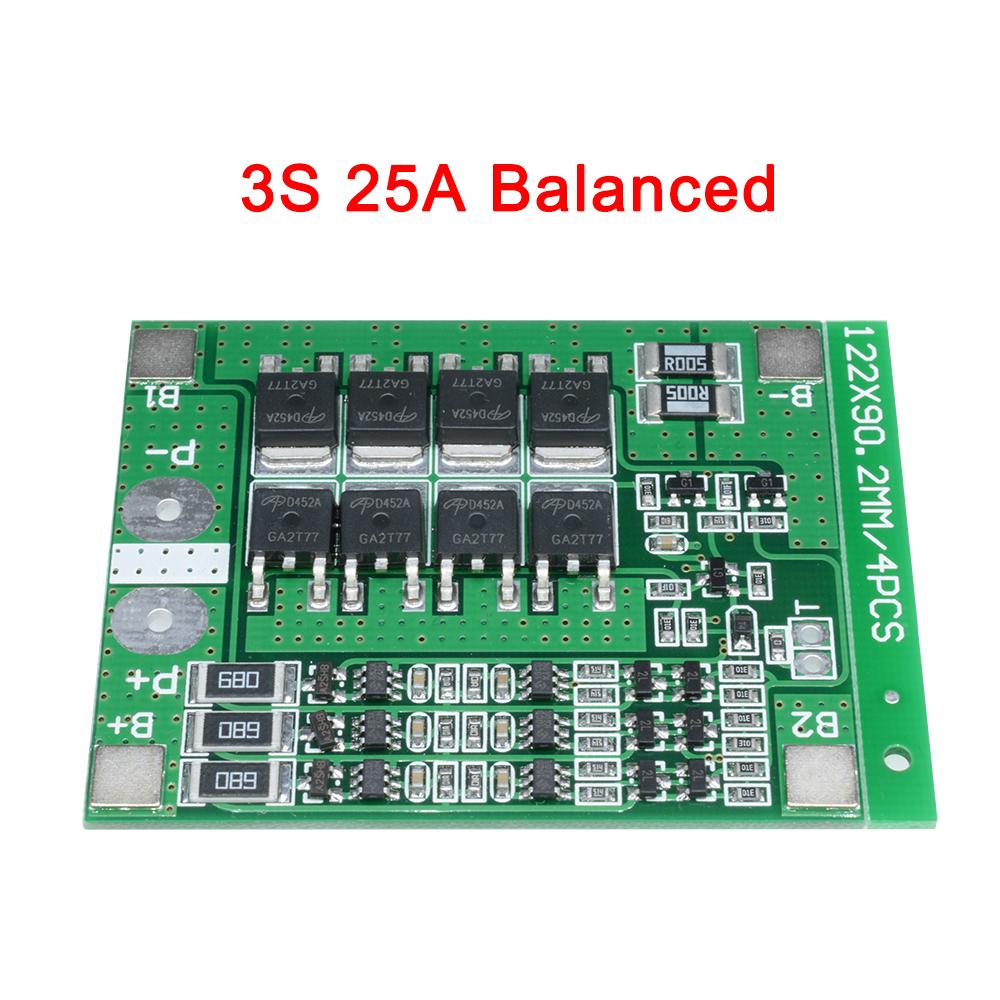 BMS 3S 4S 40A 60A Li-ion Lithium Battery Charger Protection Board 18650 For Drill Motor 11.1V 12.6V/14.8V 16.8V Enhance Balance